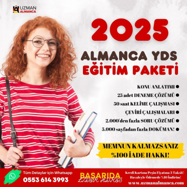 2025 ALMANCA YDS EĞİTİM PAKETİ