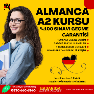 CEM HOCA ile A2 KURSU (%100 GEÇME GARANTİLİ)